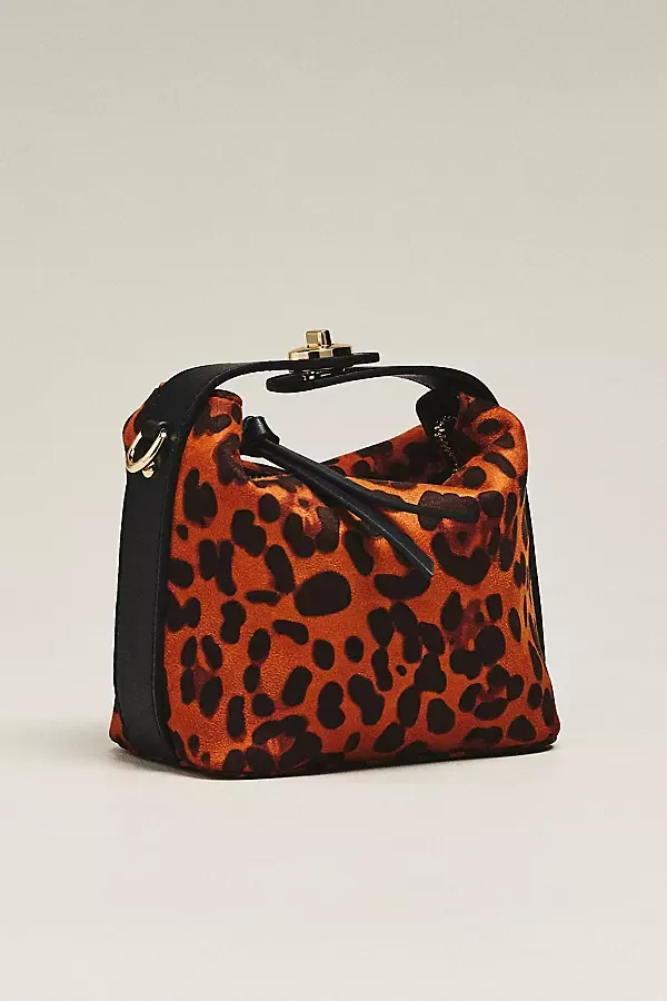 Boxy Turnlock Crossbody Bag by Maeve