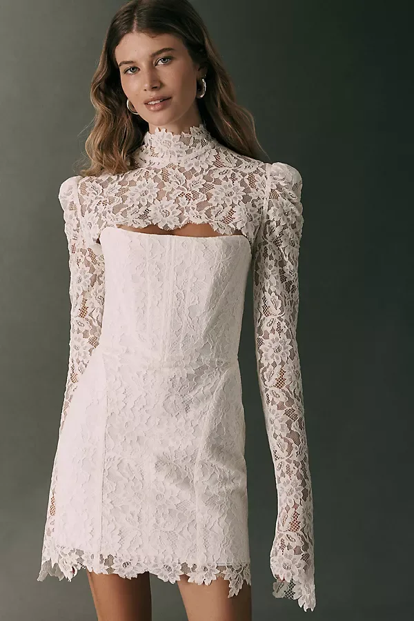 De La Vali x Anthropologie Weddings Viresco Mini Dress by De La Vali