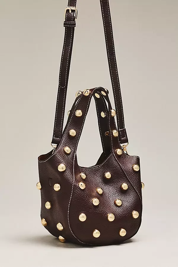 Sonia Studded Mini Slouchy Tote Bag