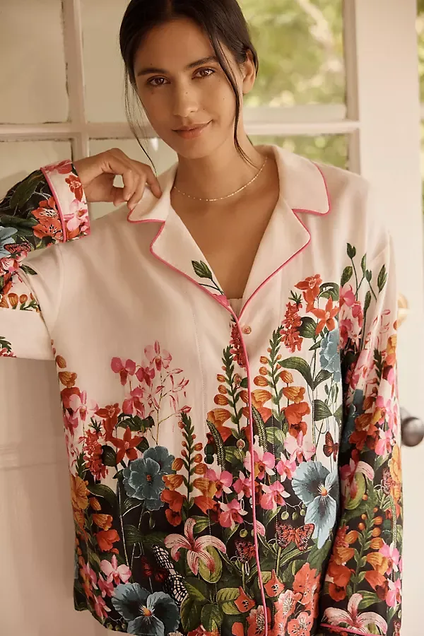 Cloud Flannel Pajama Top by LyreBird
