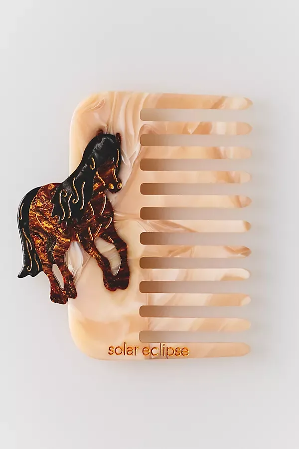 Handpainted Pocket Comb by Solar Eclipse