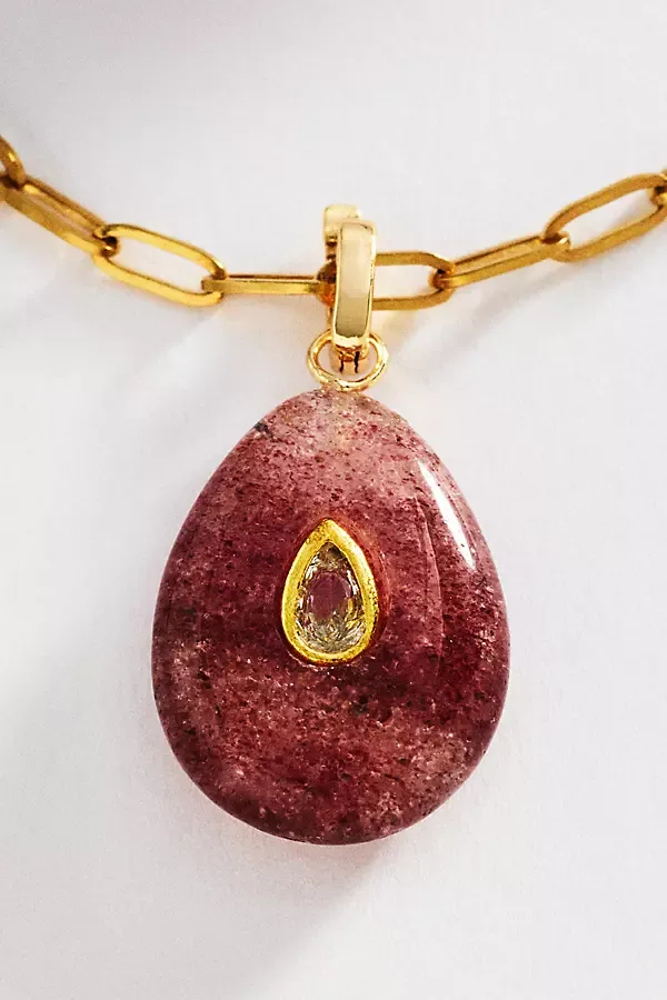 Organic Stone Charm by Anthropologie