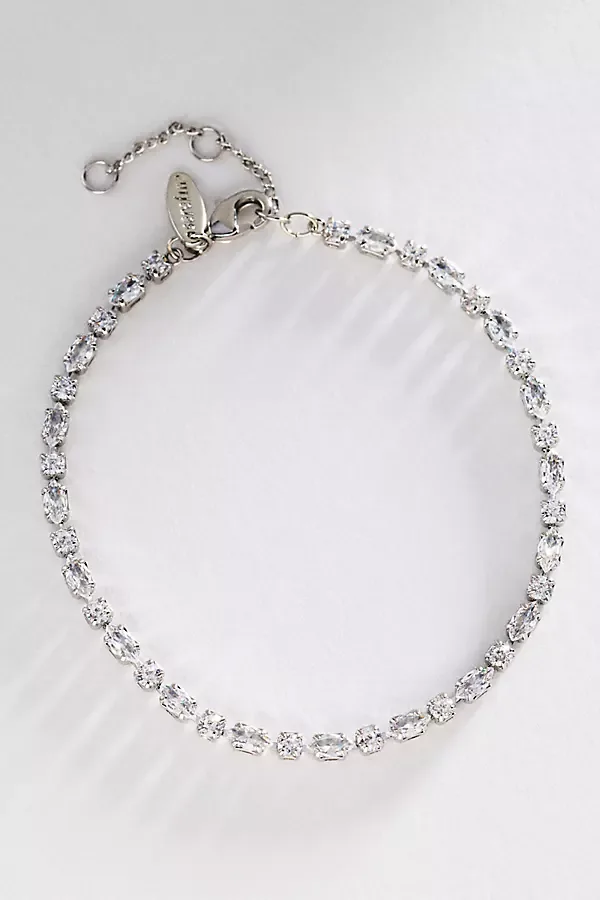 Colorful Crystal Tennis Bracelet by Anthropologie