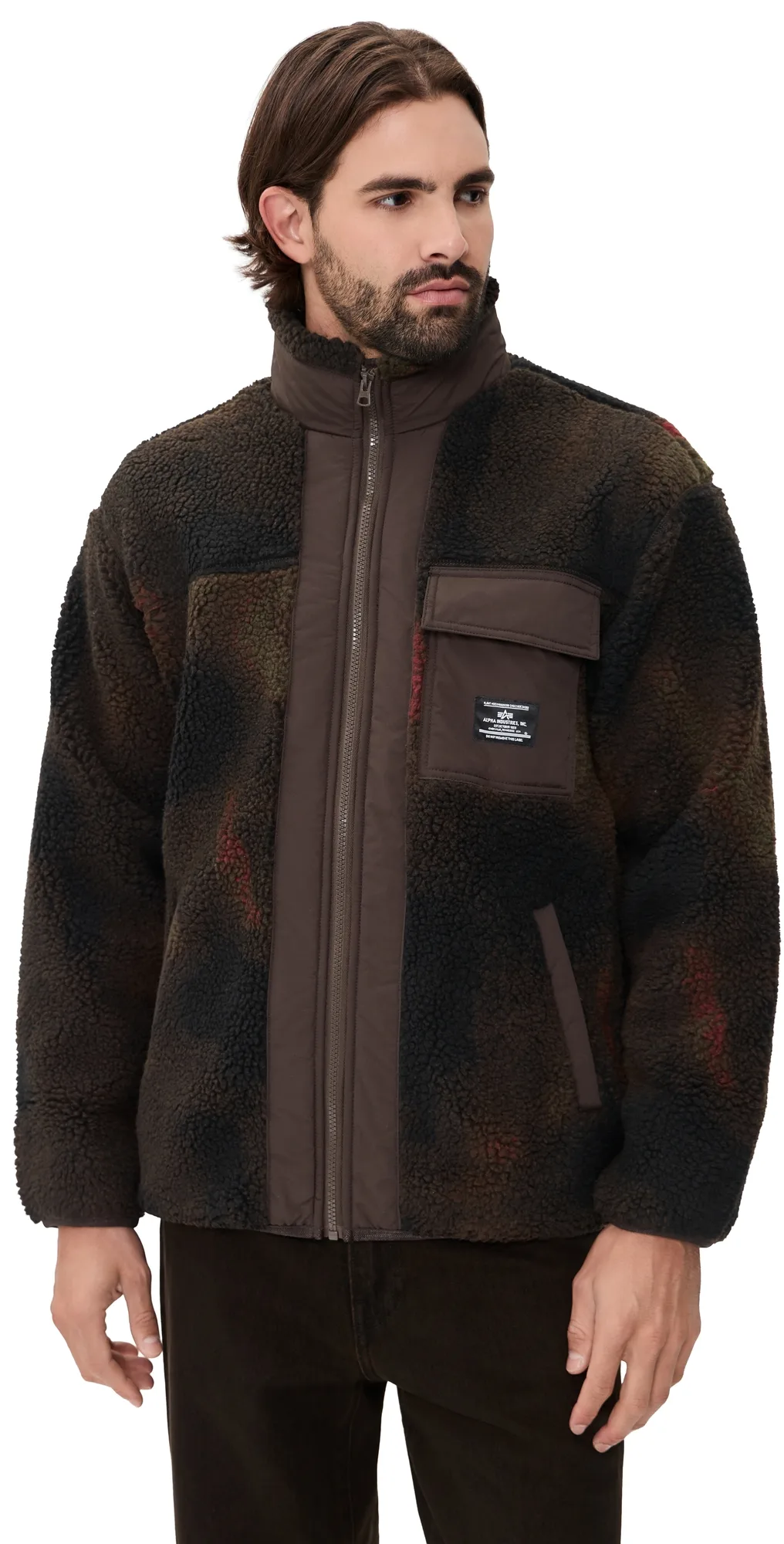 Houston Relaxed Fit Fleece Jacket by Alpha Industries