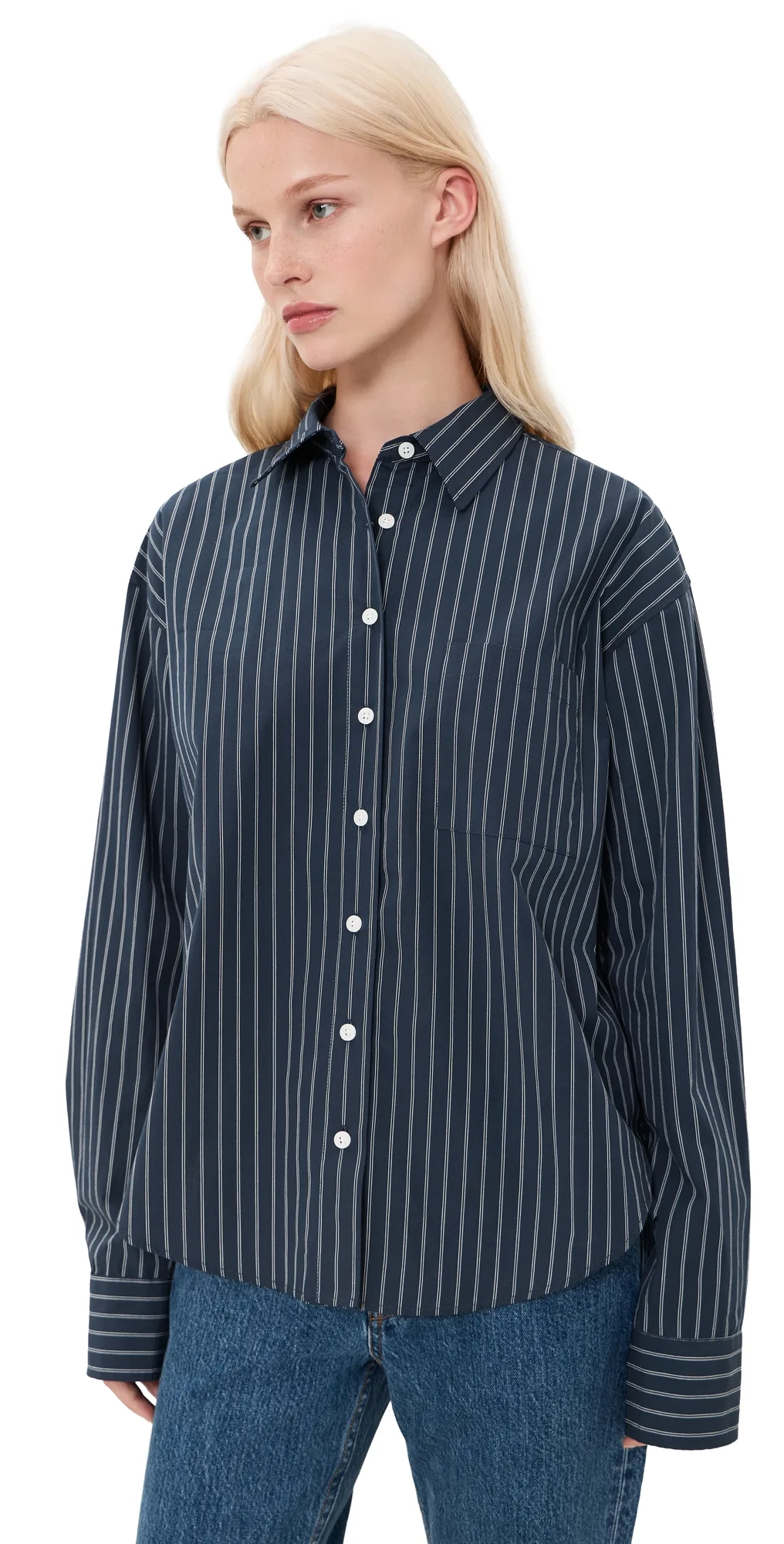 The Poplin Easy Shirt by GOOD AMERICAN