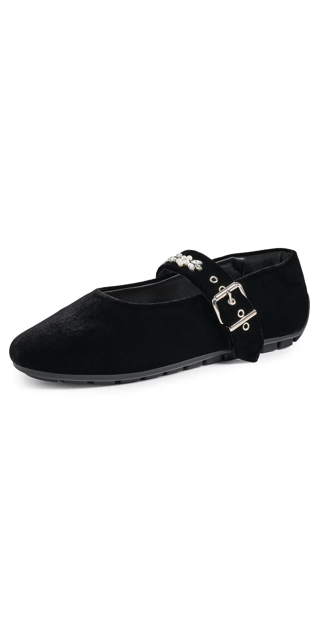 Mary Jane Ballerina Grip Flats by Simone Rocha