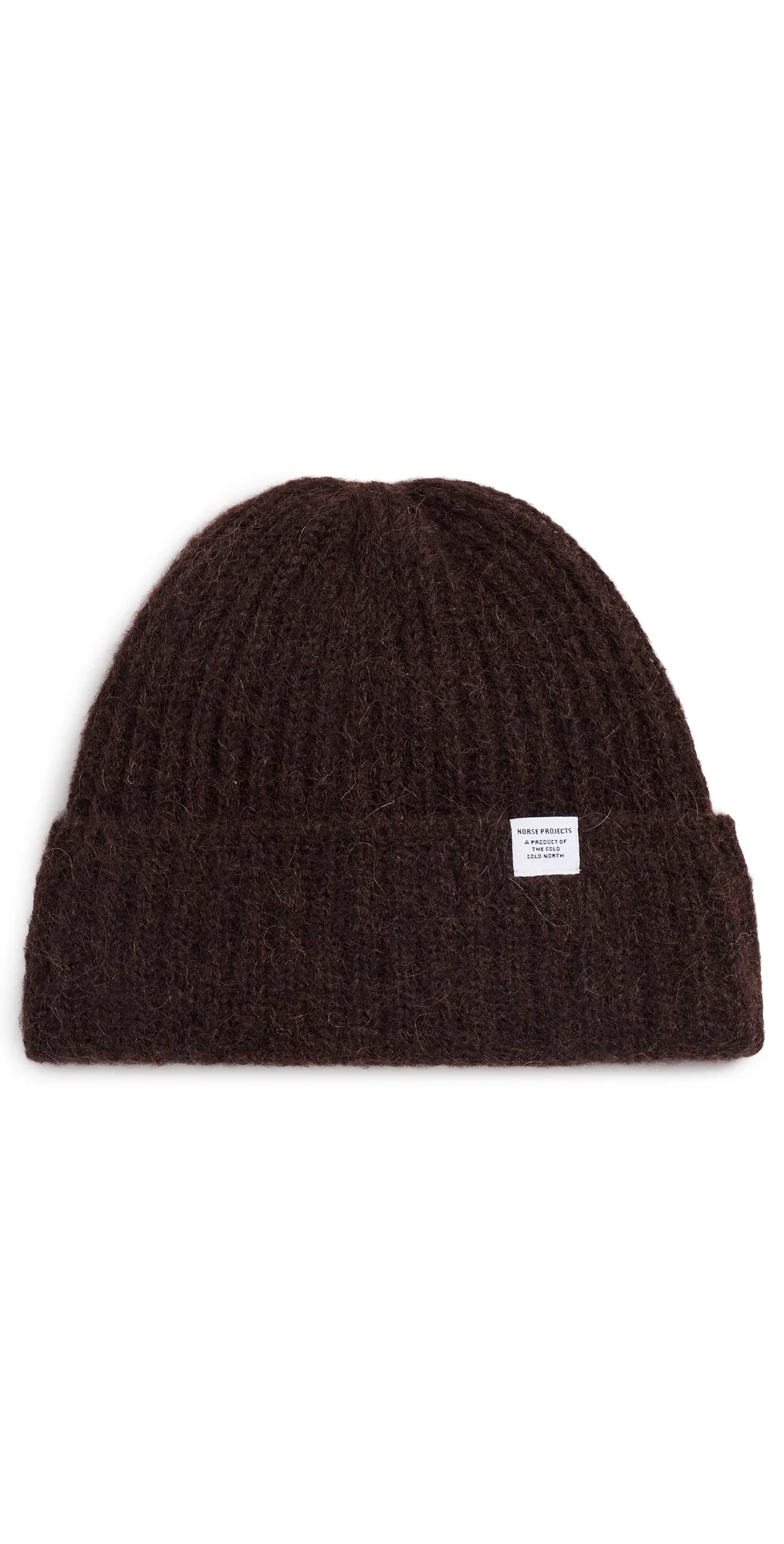 Alpaca Wool Chunky Rib Beanie by Norse Projects