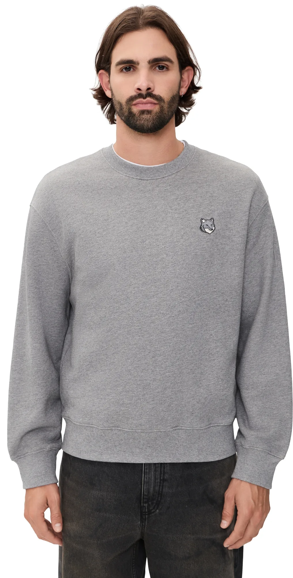 Fox Head Comfort Sweatshirt by Maison Kitsuné