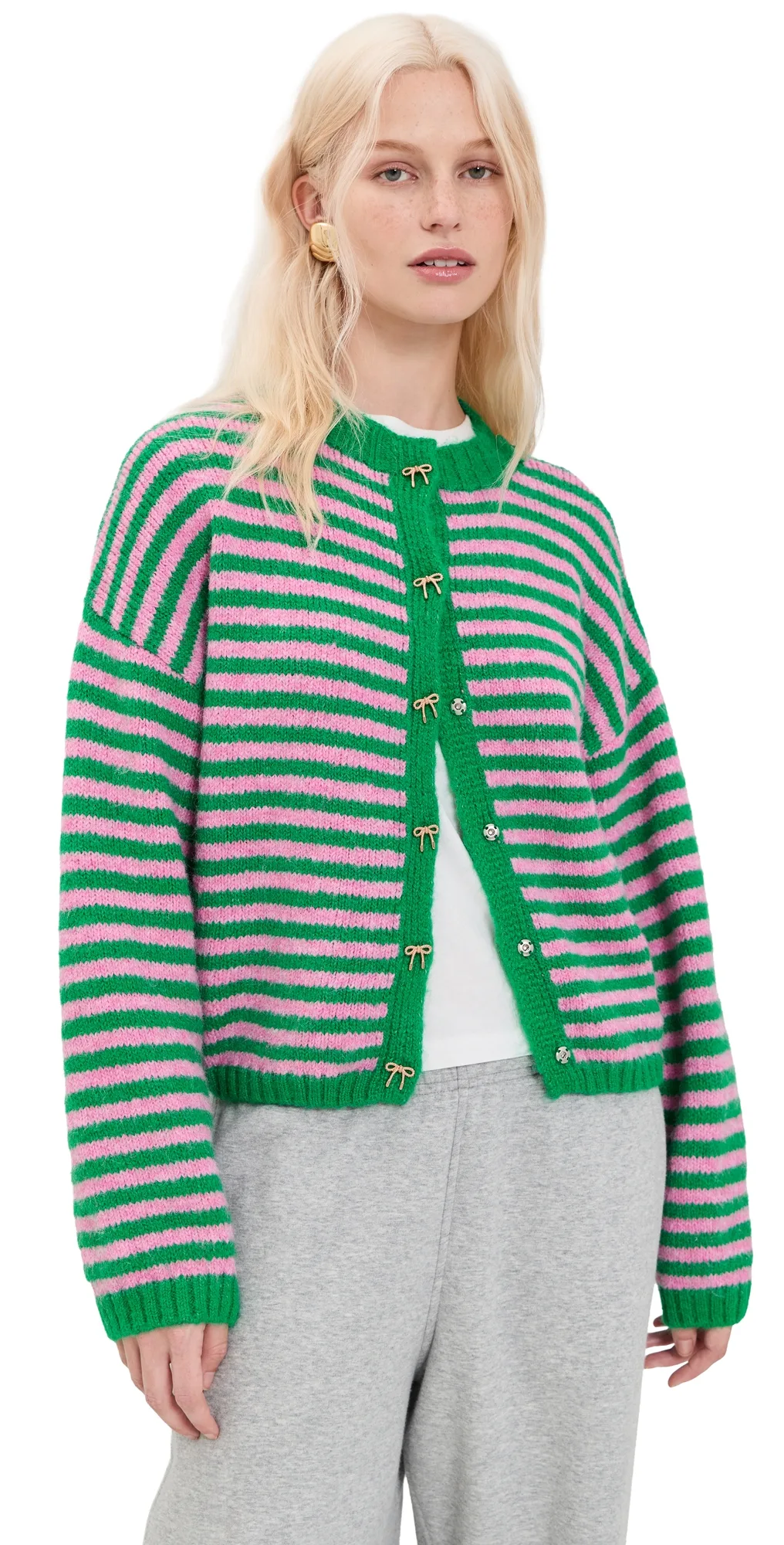 Alma Cardigan Kelly Flamingo by Lisa Says Gah
