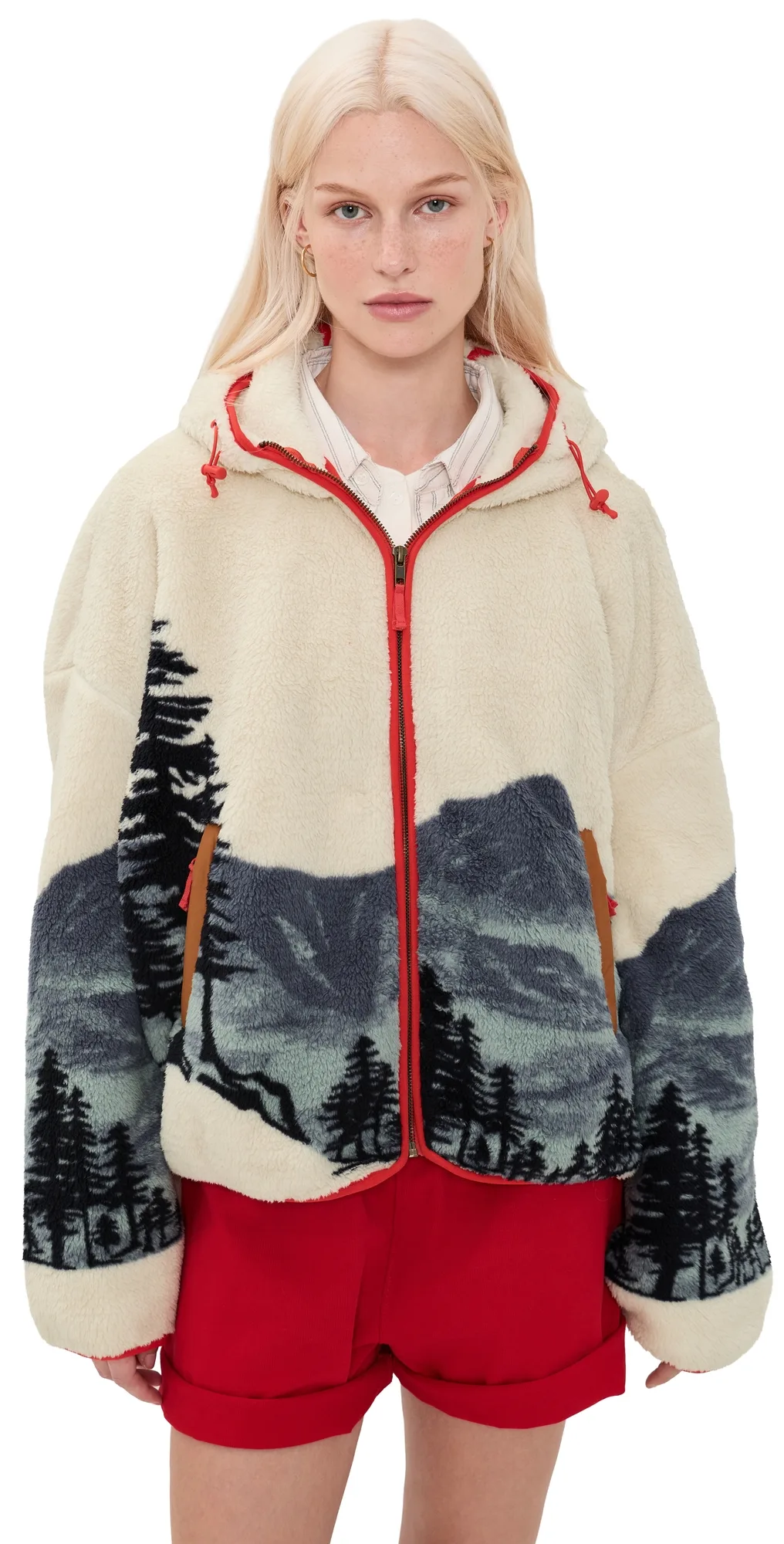 Outdoors the Plush Horizon Full Zip Jacket by The Great