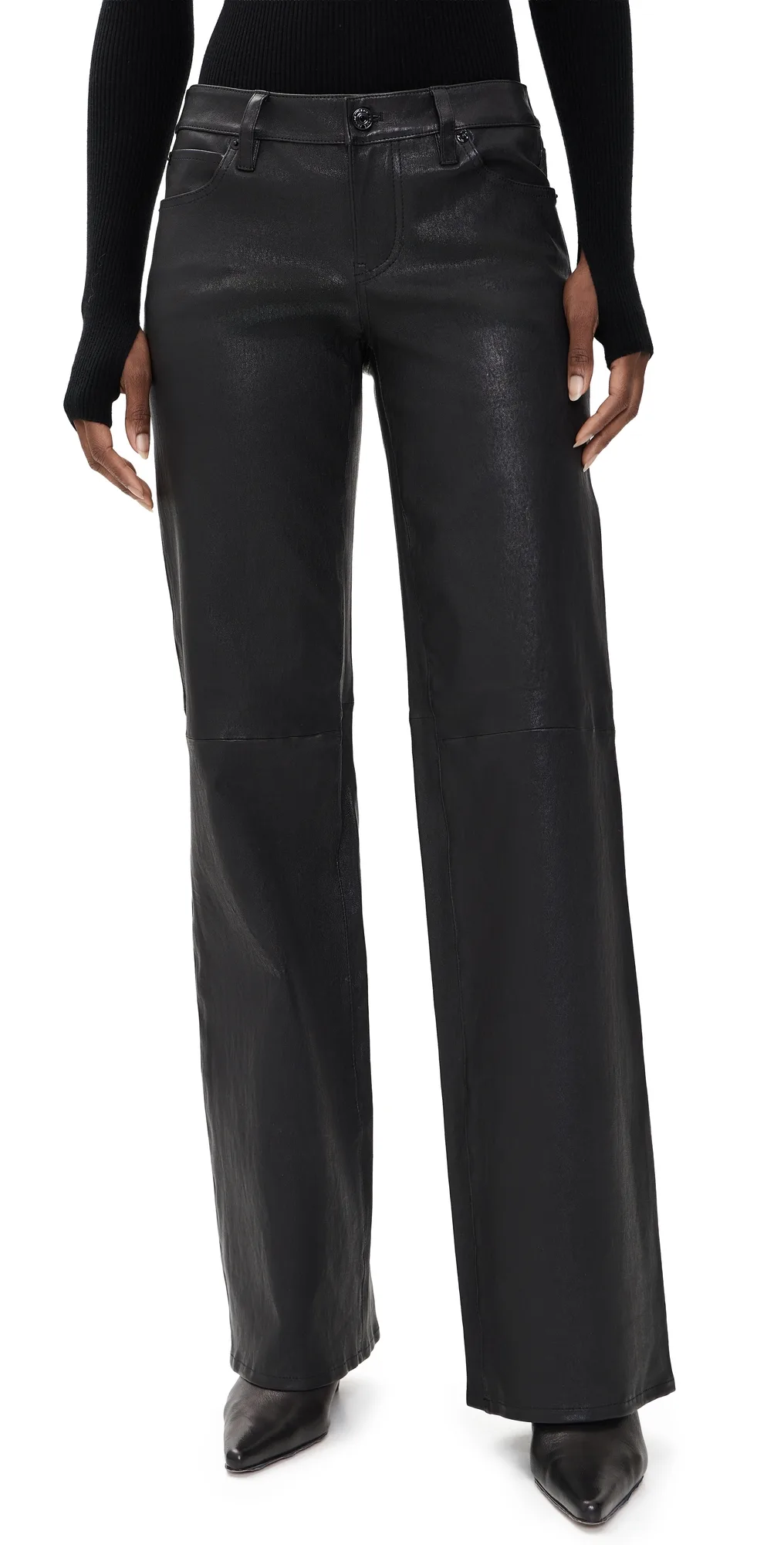 The Leather Gray Jeans by FRAME