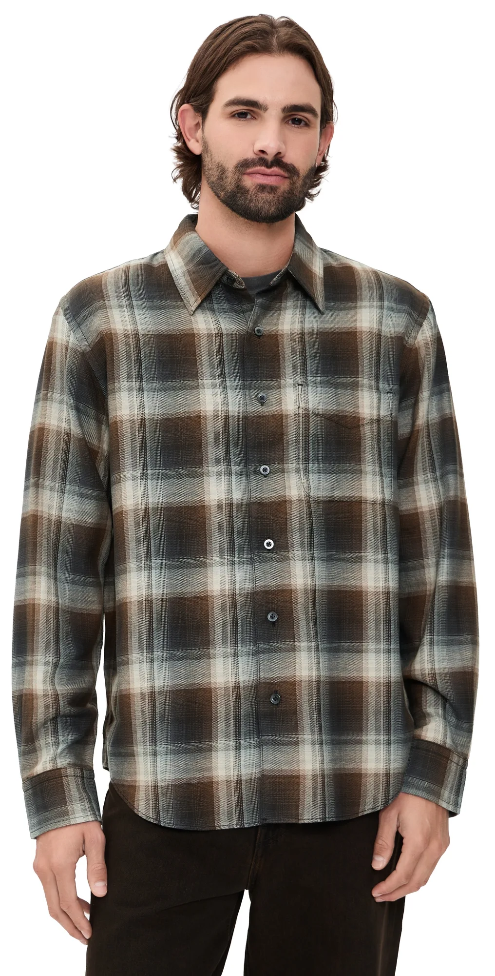 Teamkit Flannel Button Up Work Shirt by Madewell