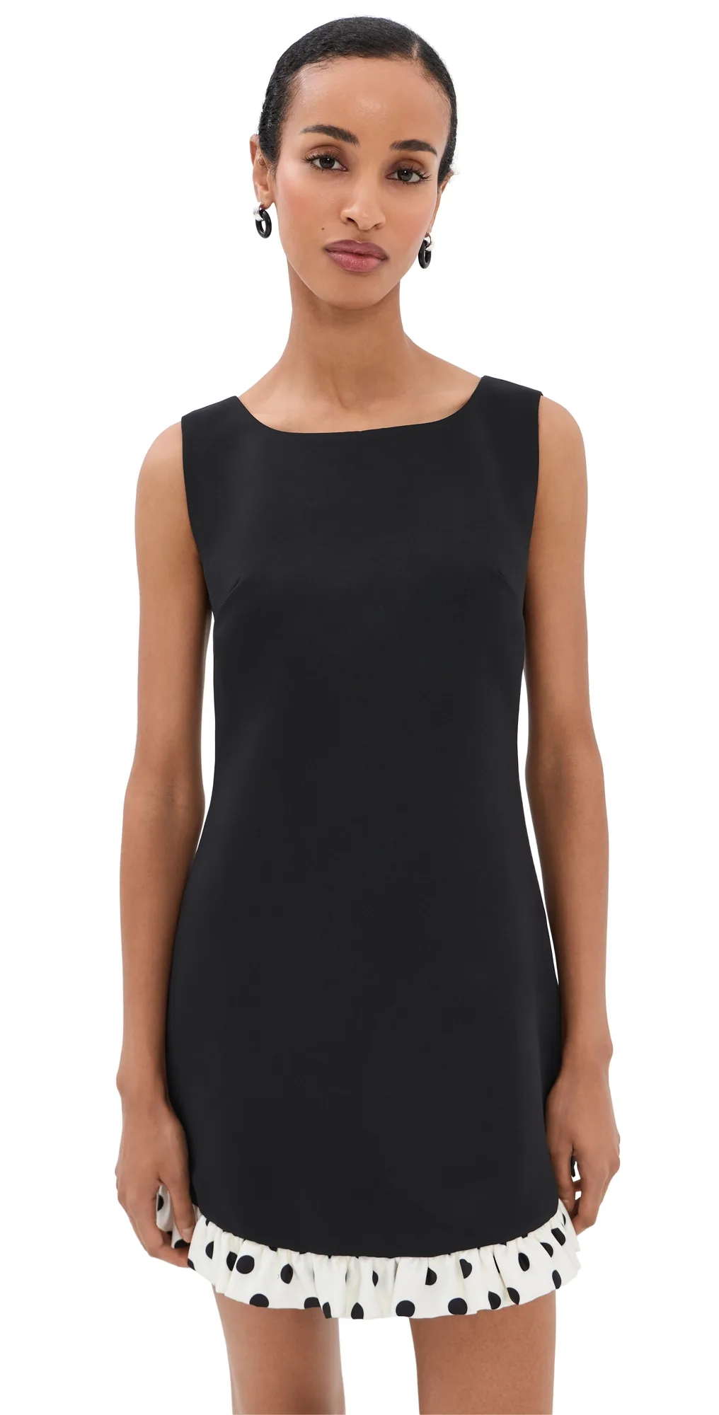 Pippin Polkadot Ruffle Mini Dress by Tanner Fletcher