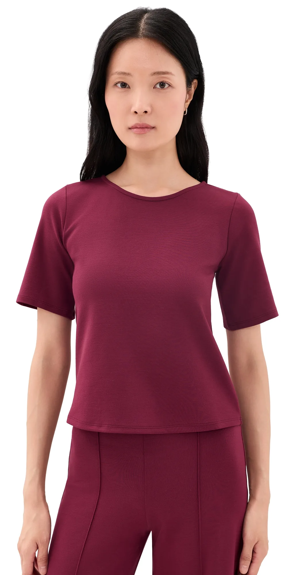 Ponte Knit Short Sleeve Tee by RIPLEY RADER