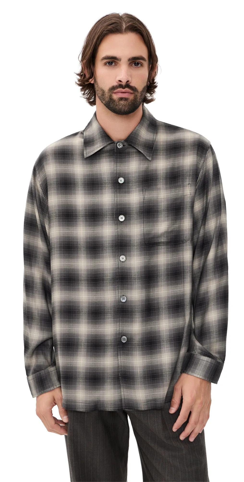 Every Shirt Taos Check Saloon Tencel by Our Legacy