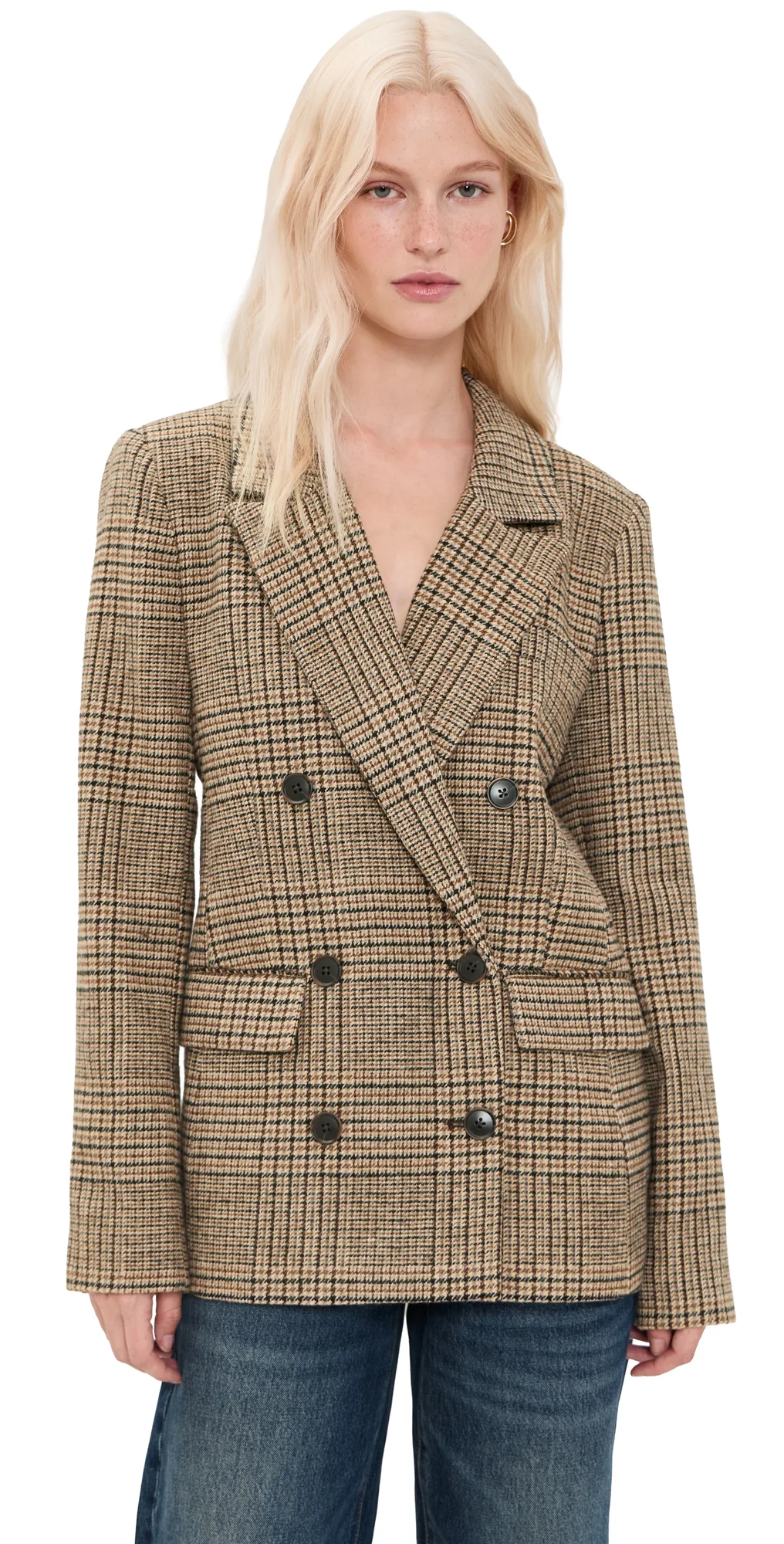 The Oversized Double Breasted Blazer by GOOD AMERICAN