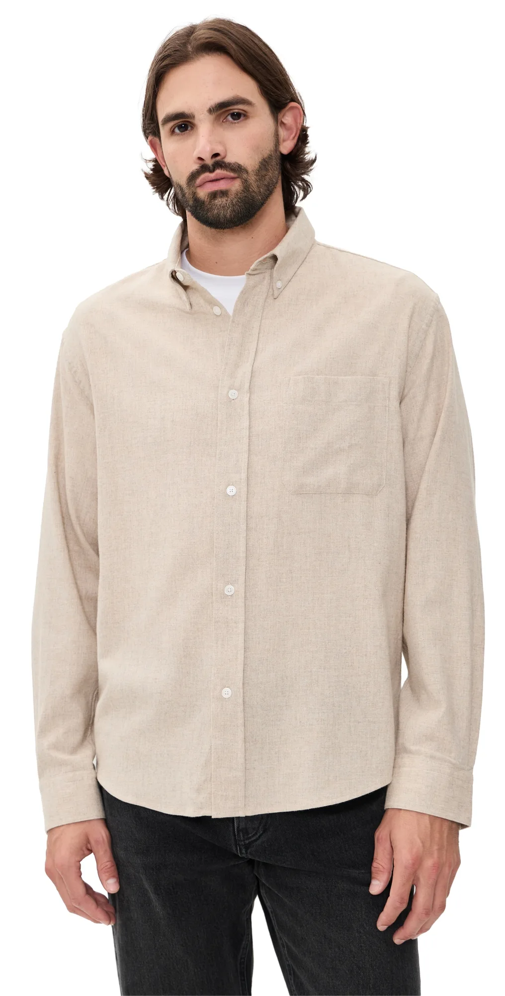 Wool Blend Shirt by FRAME
