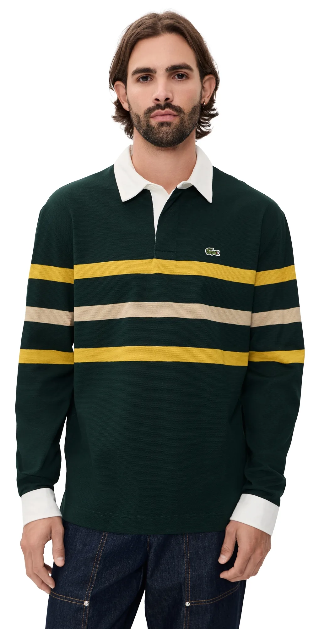 Striped Rugby Shirt by Lacoste