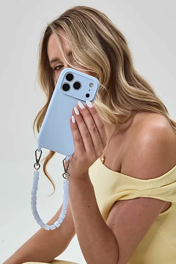 Elodie Beaded Phone Case and Chain Set by Corde Cases