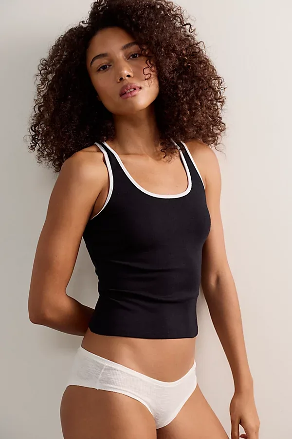 The Baby Rib Racerback Tank by DONNI.