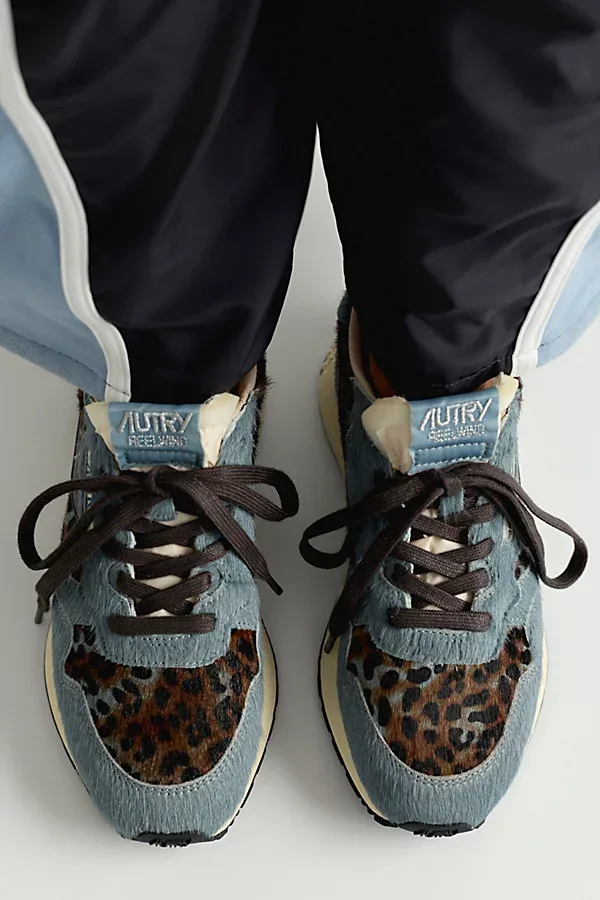 Autry Reelwind Animal Print Low-Top Sneakers by Autry