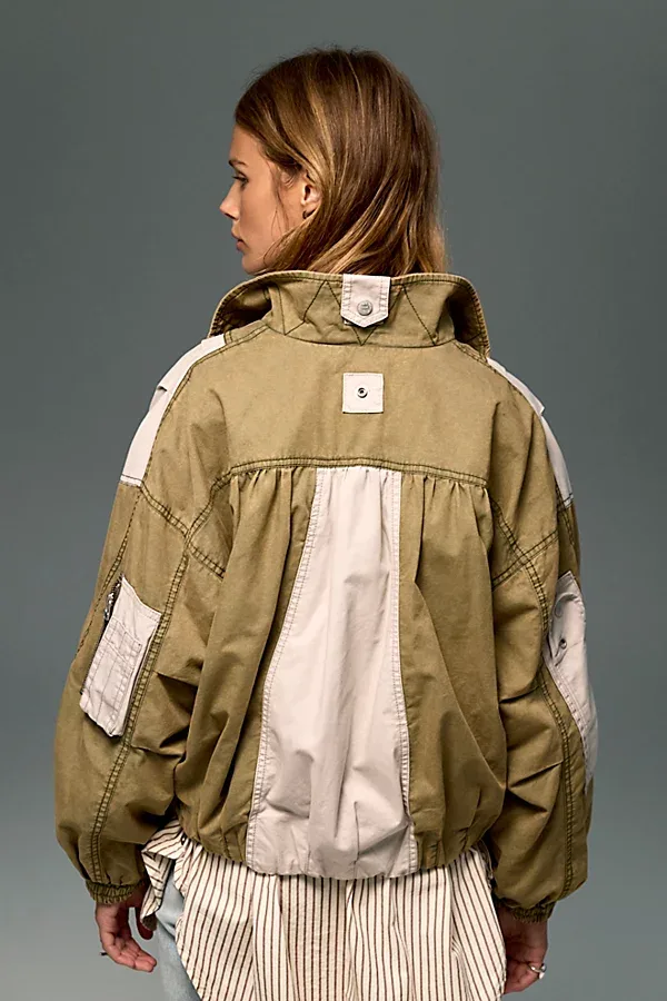 We the Free Canopy Funnel-Neck Bomber Jacket by Free People