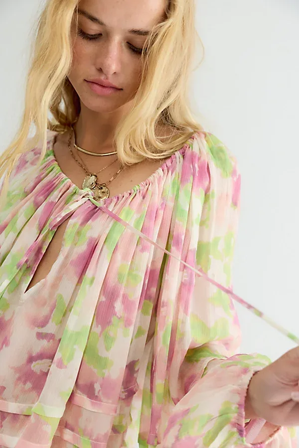 Eloise Printed Blouse by Free People