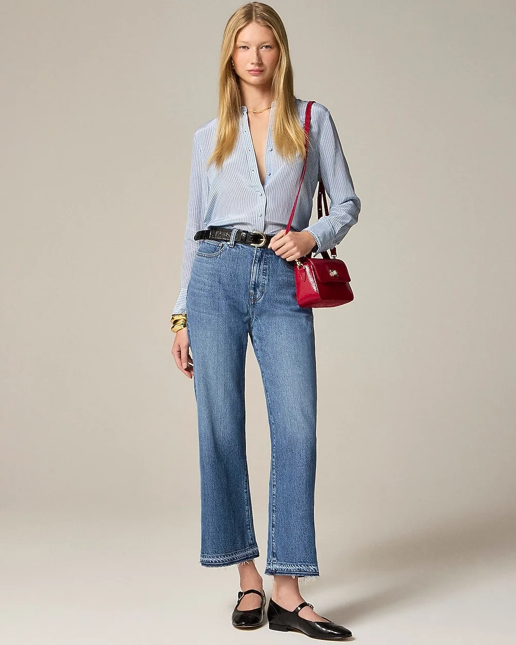 High-Rise Kickout Jean by J.Crew