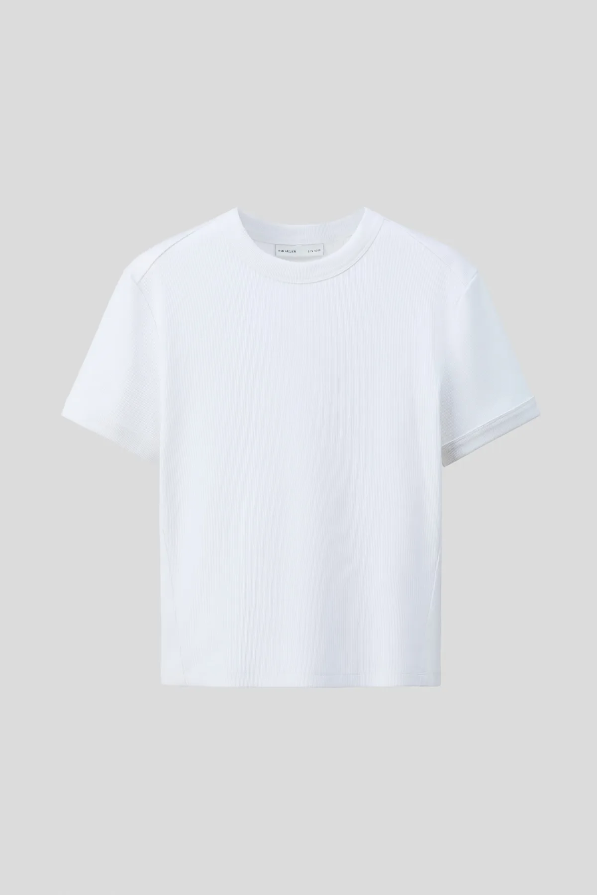 Ribbed Cotton T-Shirt by H&M