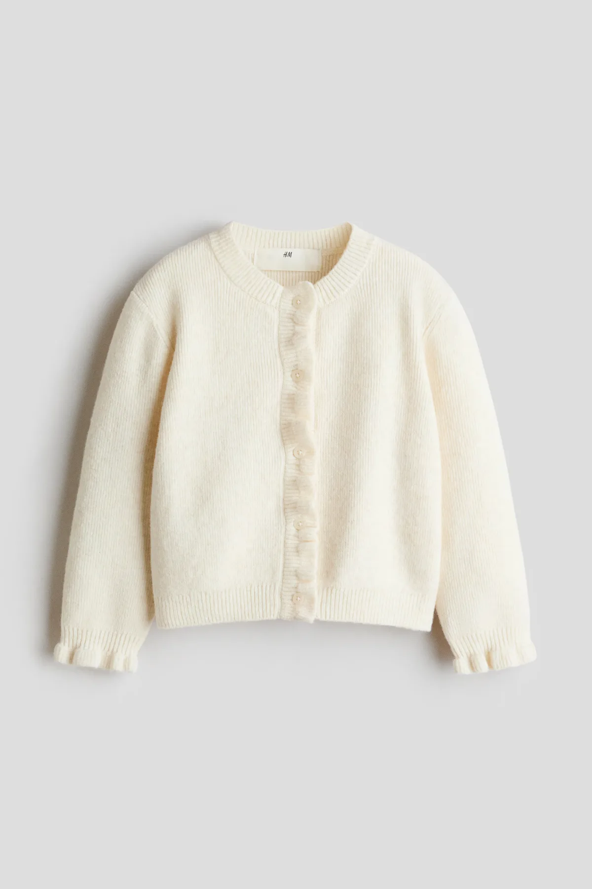 Flounce-Detail Cardigan by H&M