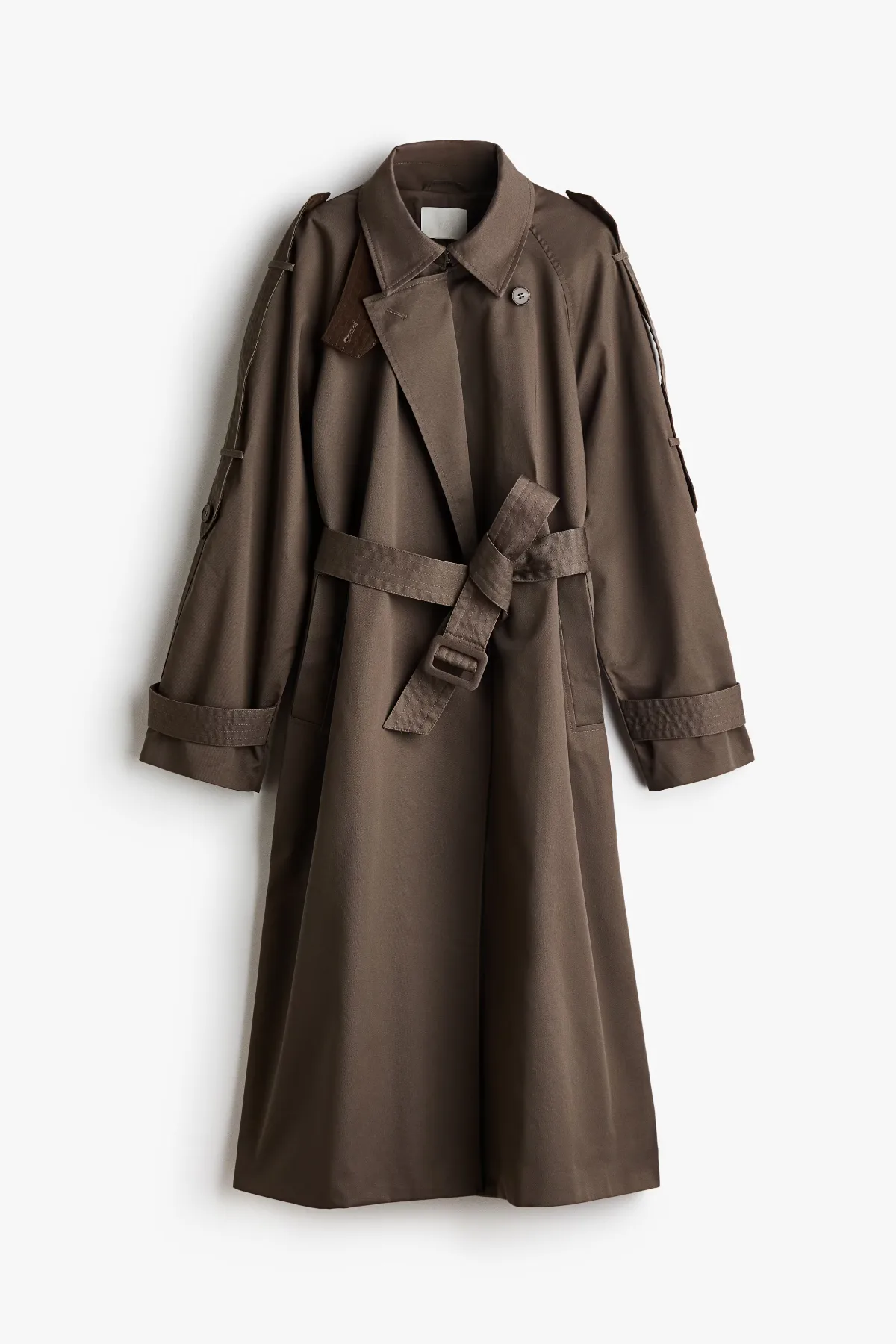 Oversized Twill Trench Coat by H&M