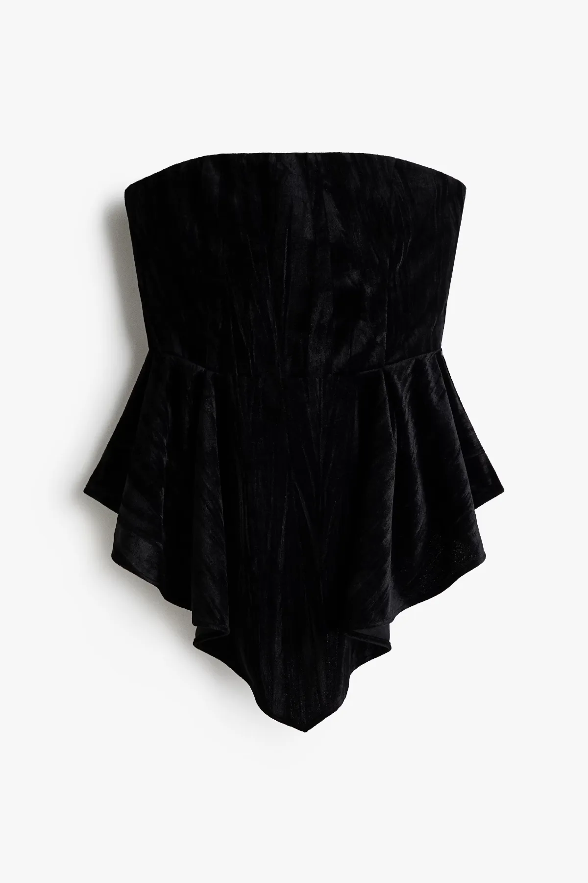 Velvet Bandeau Top by H&M