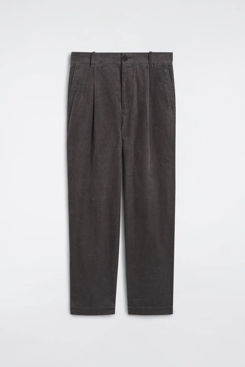 Corduroy Relaxed-Fit Tapered Pants
