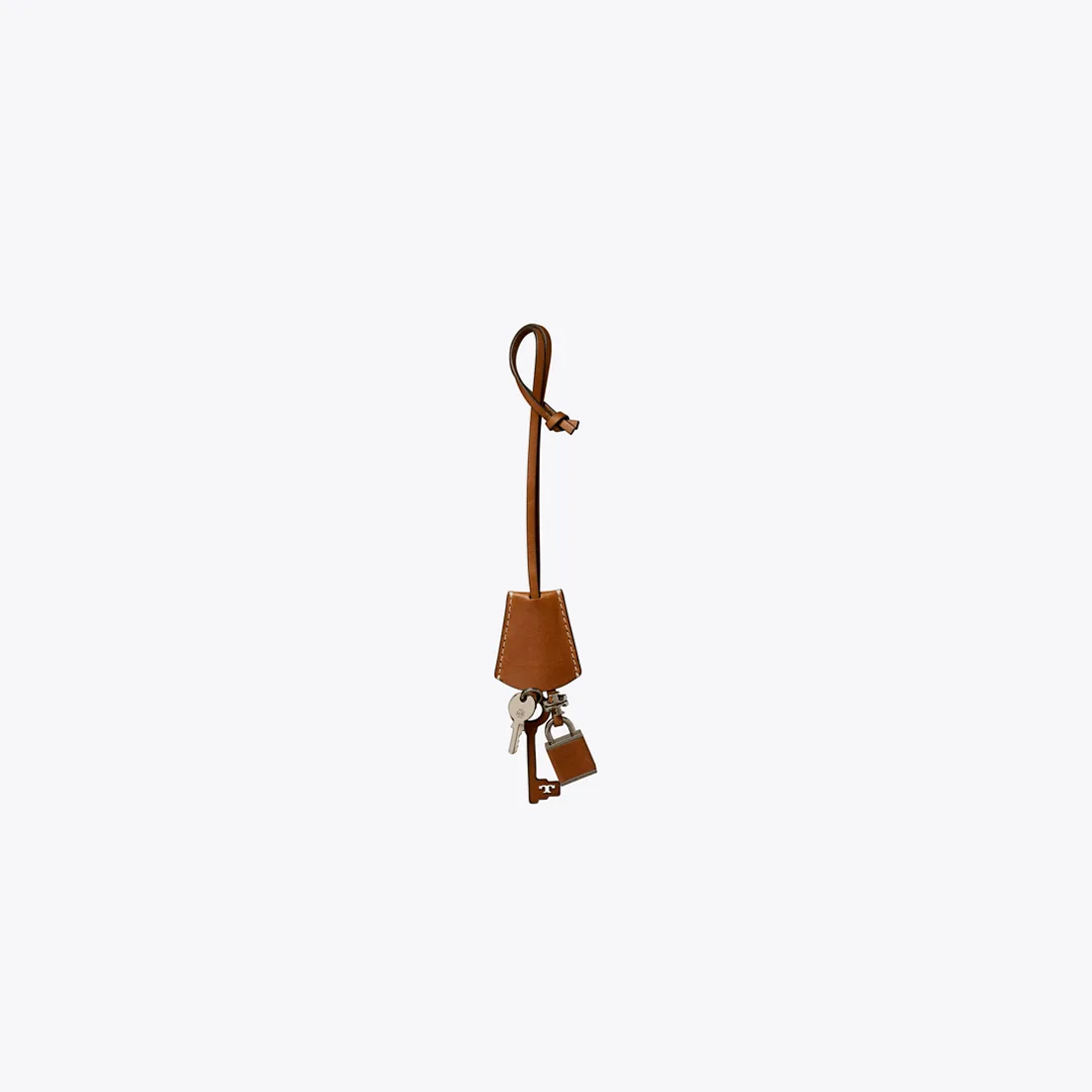 Lock and Key Bag Charm by Tory Burch