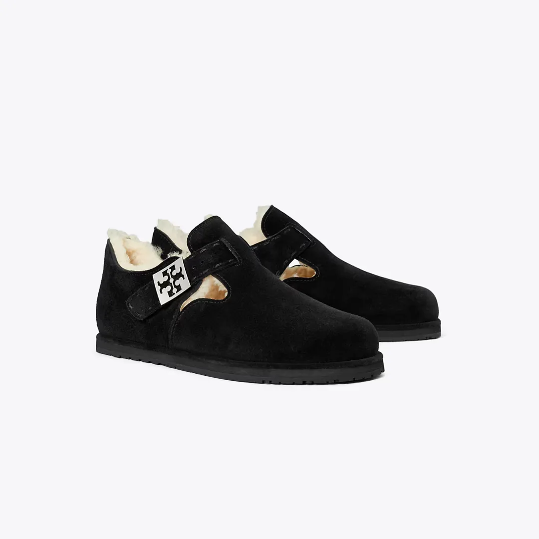Mellow Shearling Mary Jane by Tory Burch
