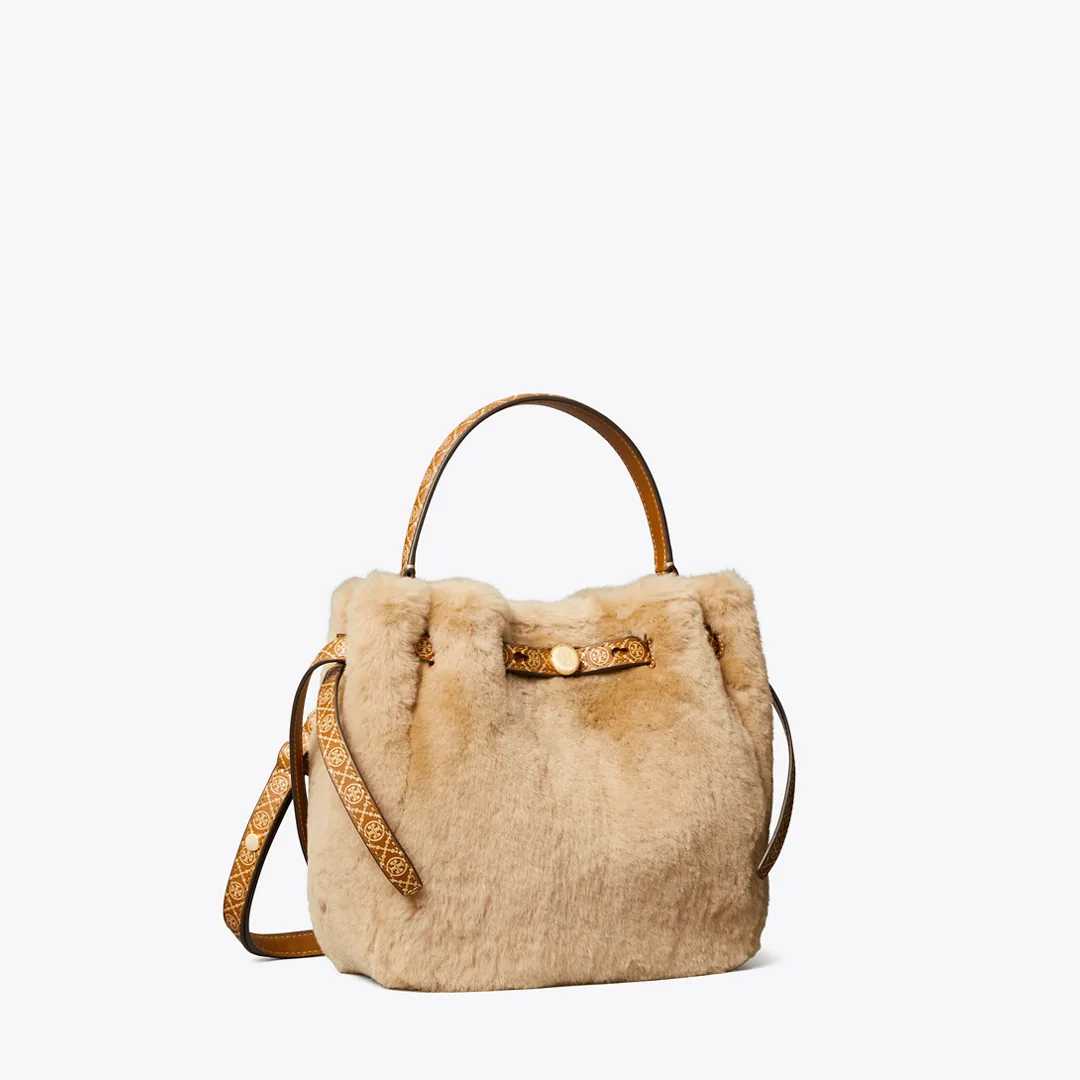 Romy Shearling Bucket Bag by Tory Burch