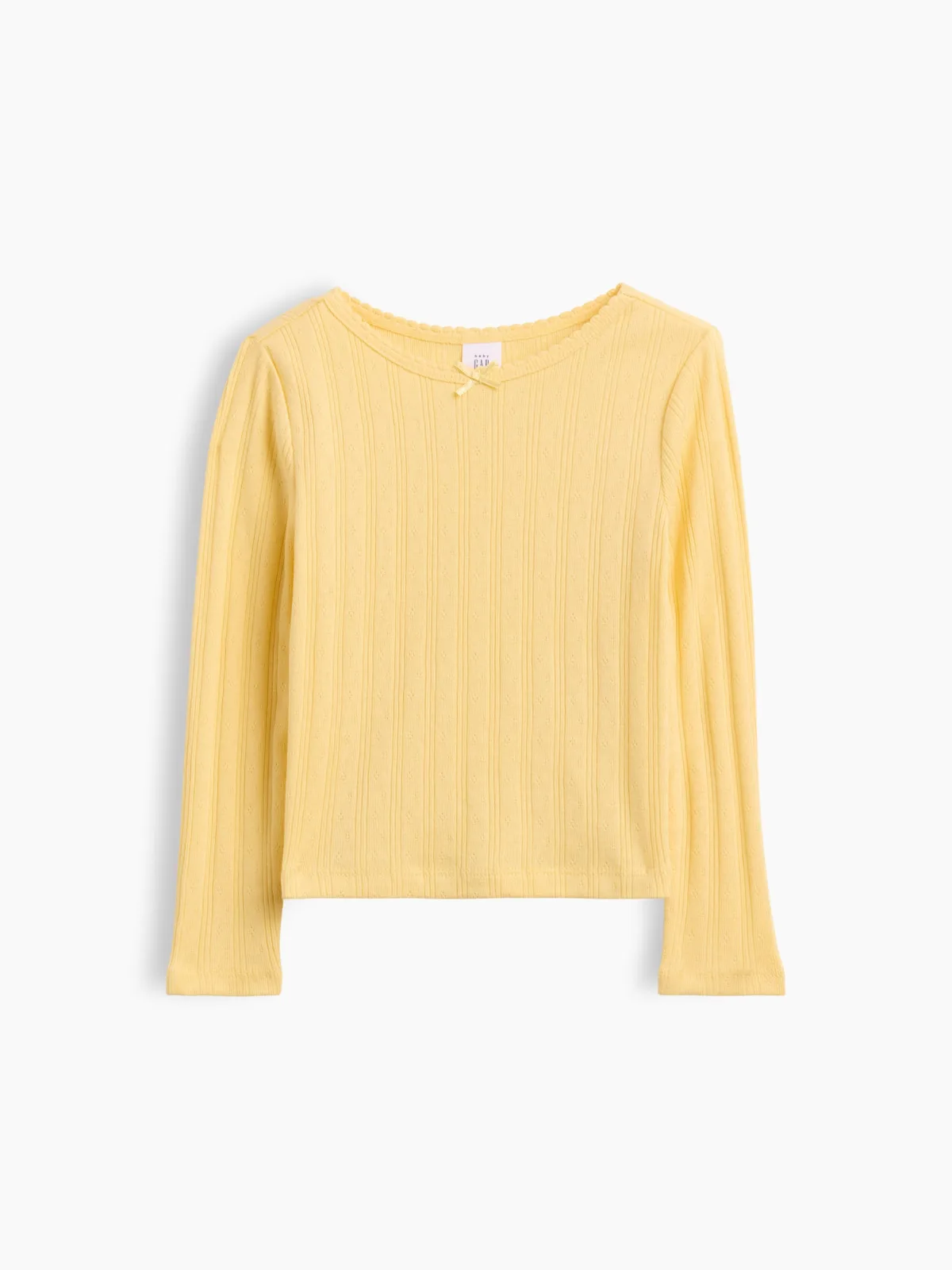 Pointelle Rib T-Shirt by Gap