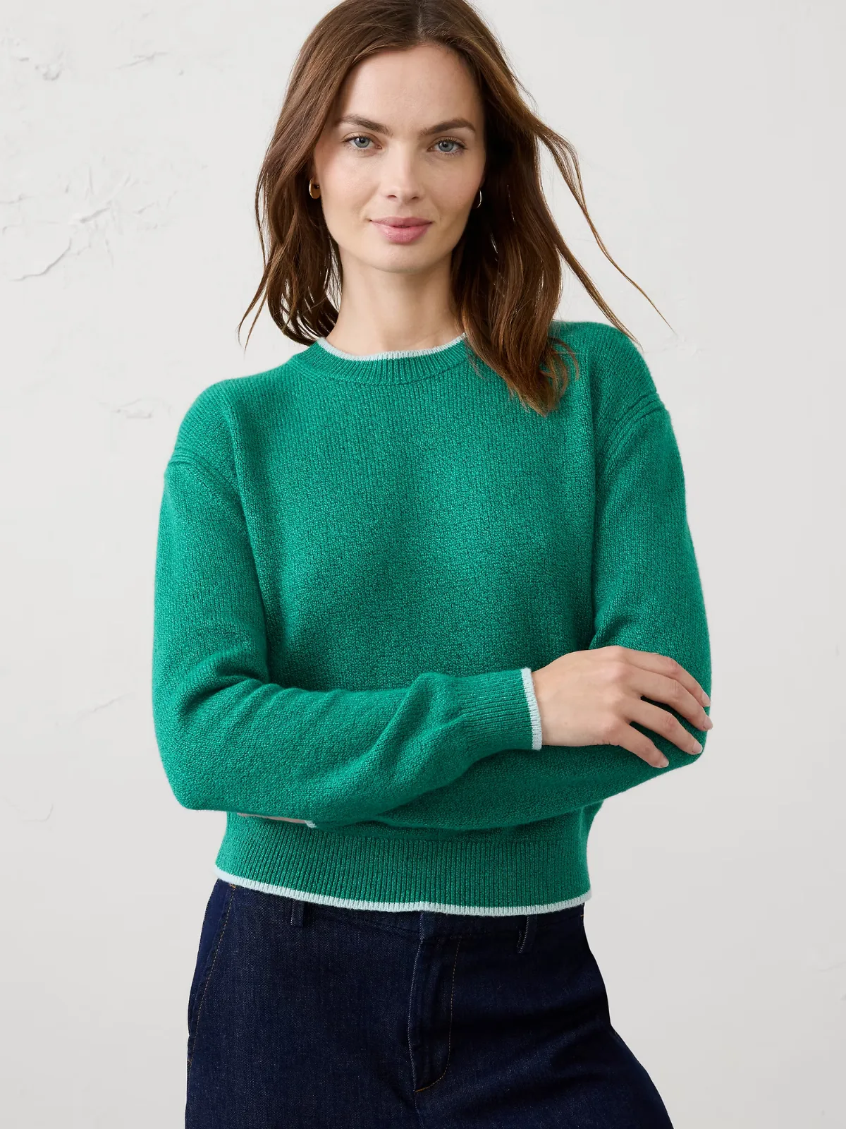 Coveted Crew-Neck Sweater by Banana Republic