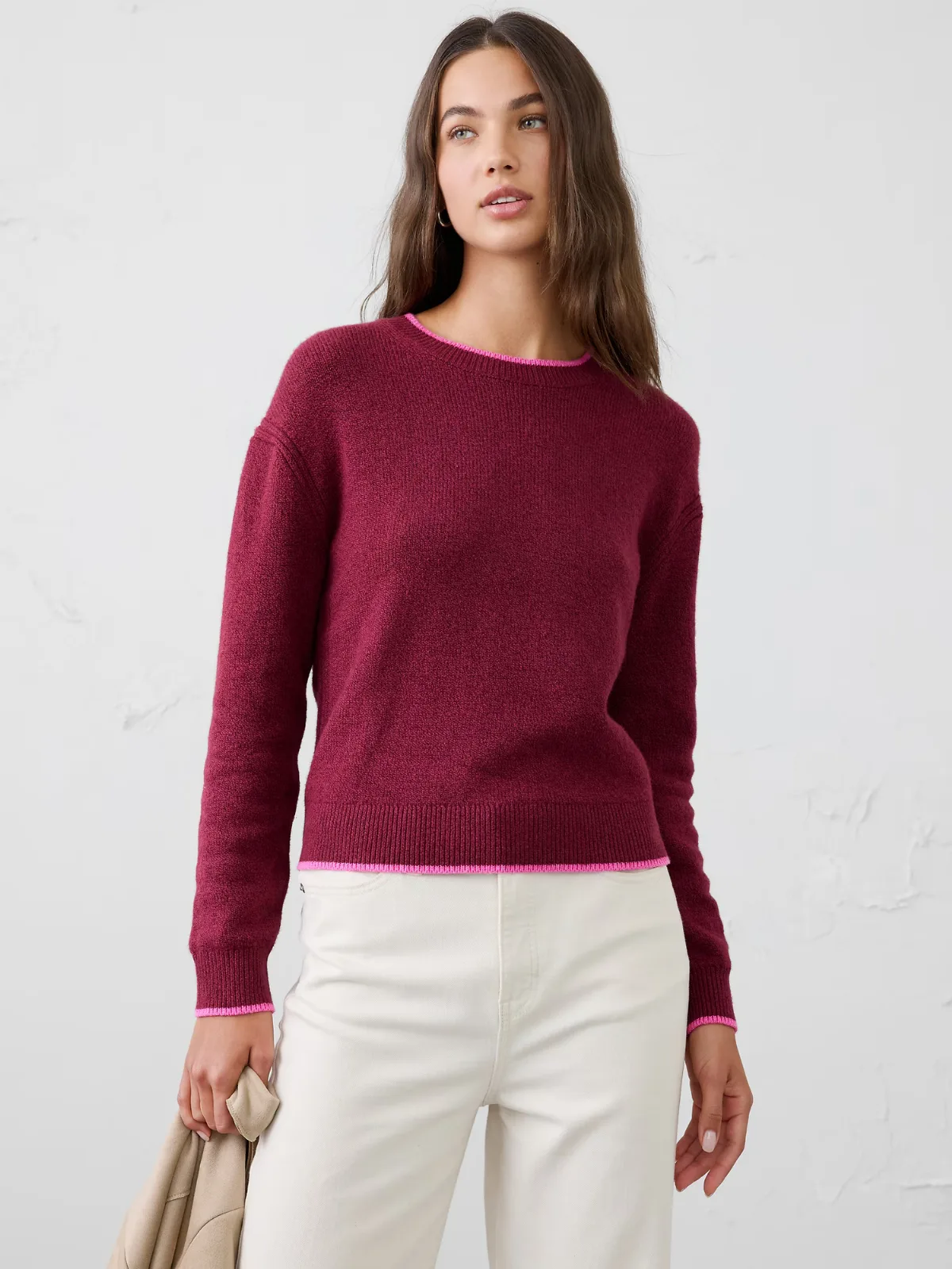 Coveted Crew-Neck Sweater by Banana Republic
