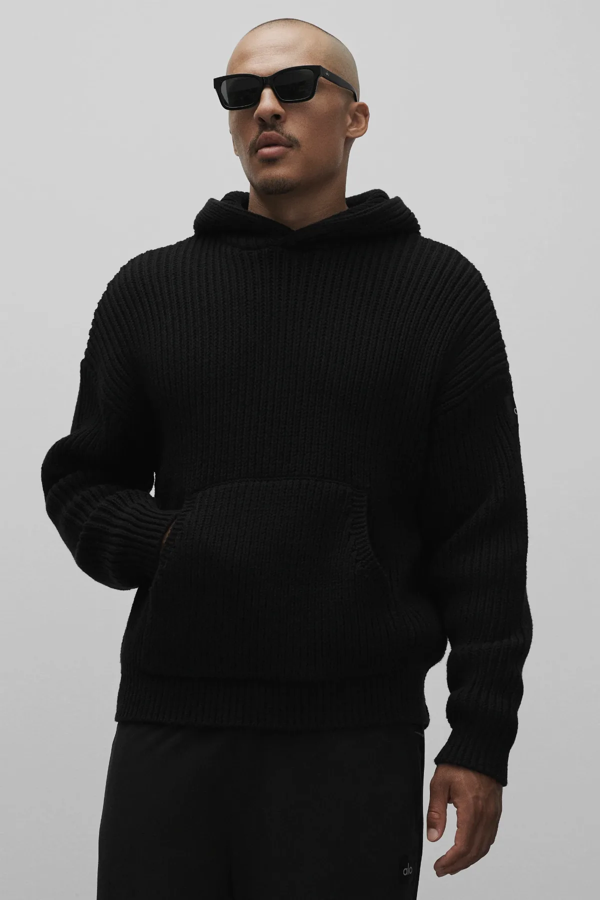 Chunky Knit Rewind Hoodie by Alo