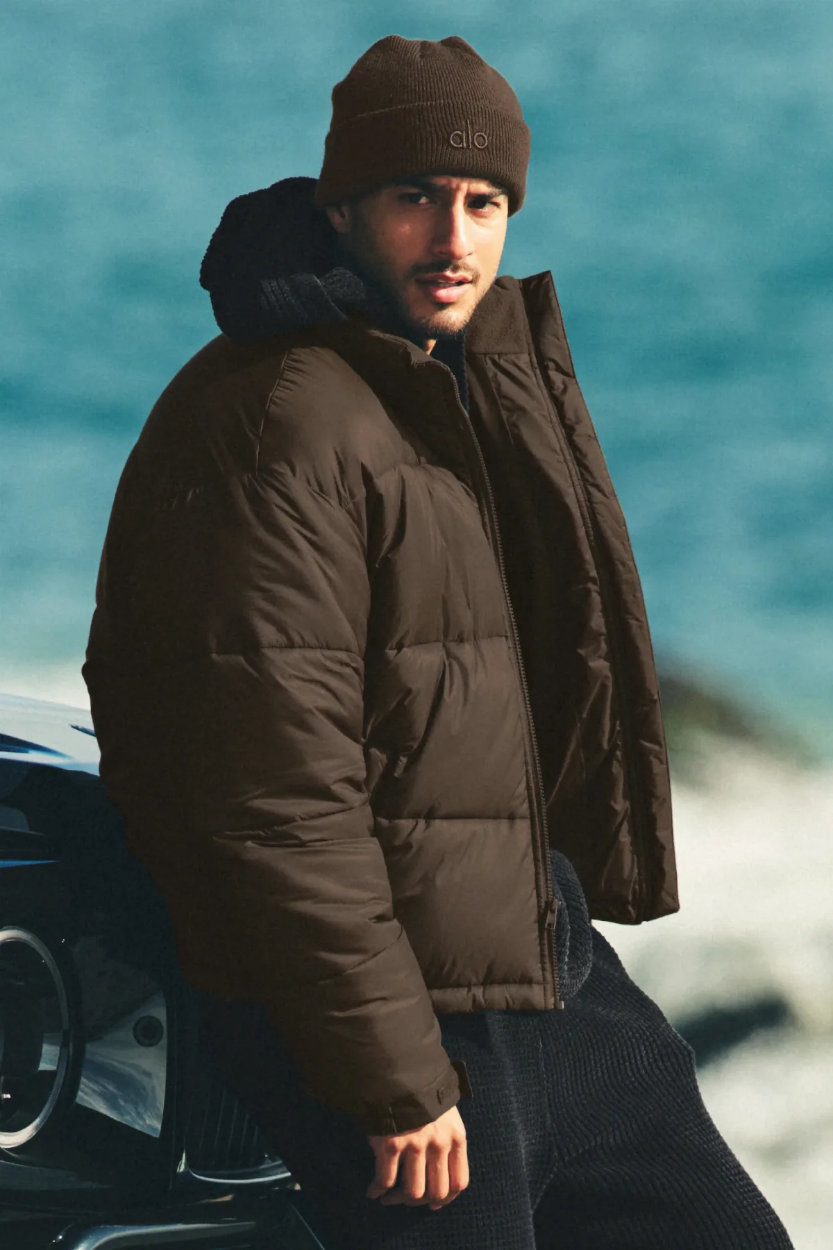 Cold Front Puffer Jacket by Alo