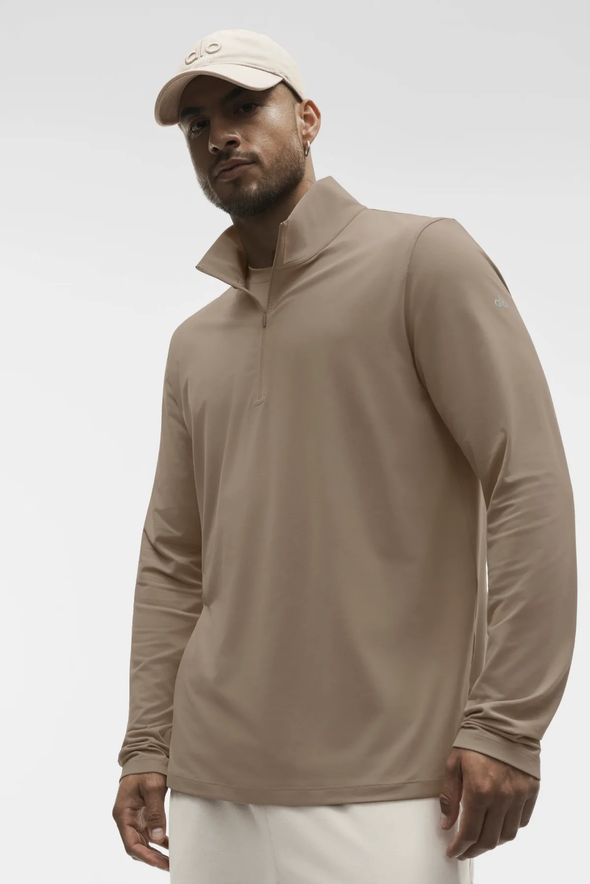 Conquer 1/4 Zip Reform Long Sleeve Top by Alo