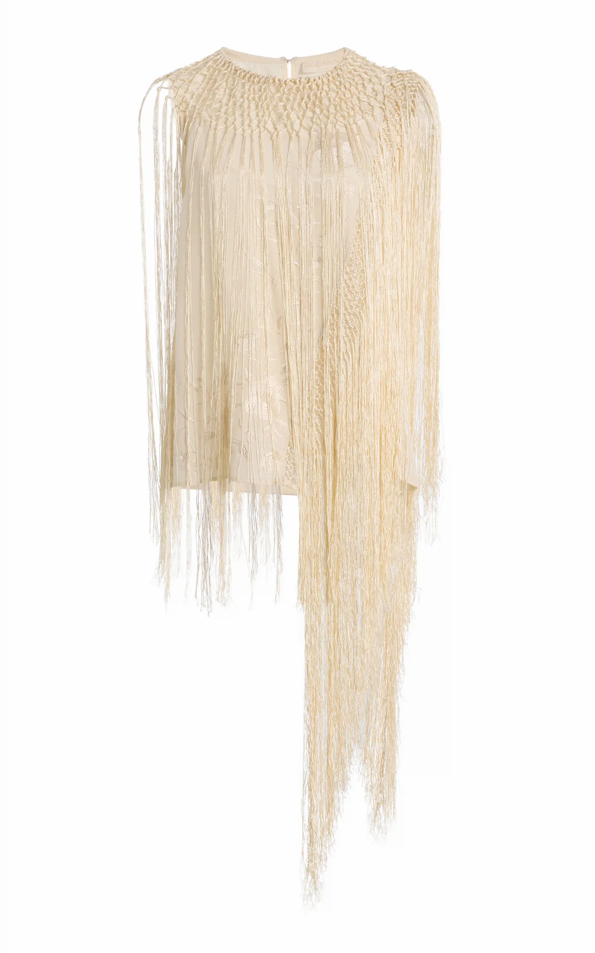 Willa Fringed Silk Top by Ulla Johnson