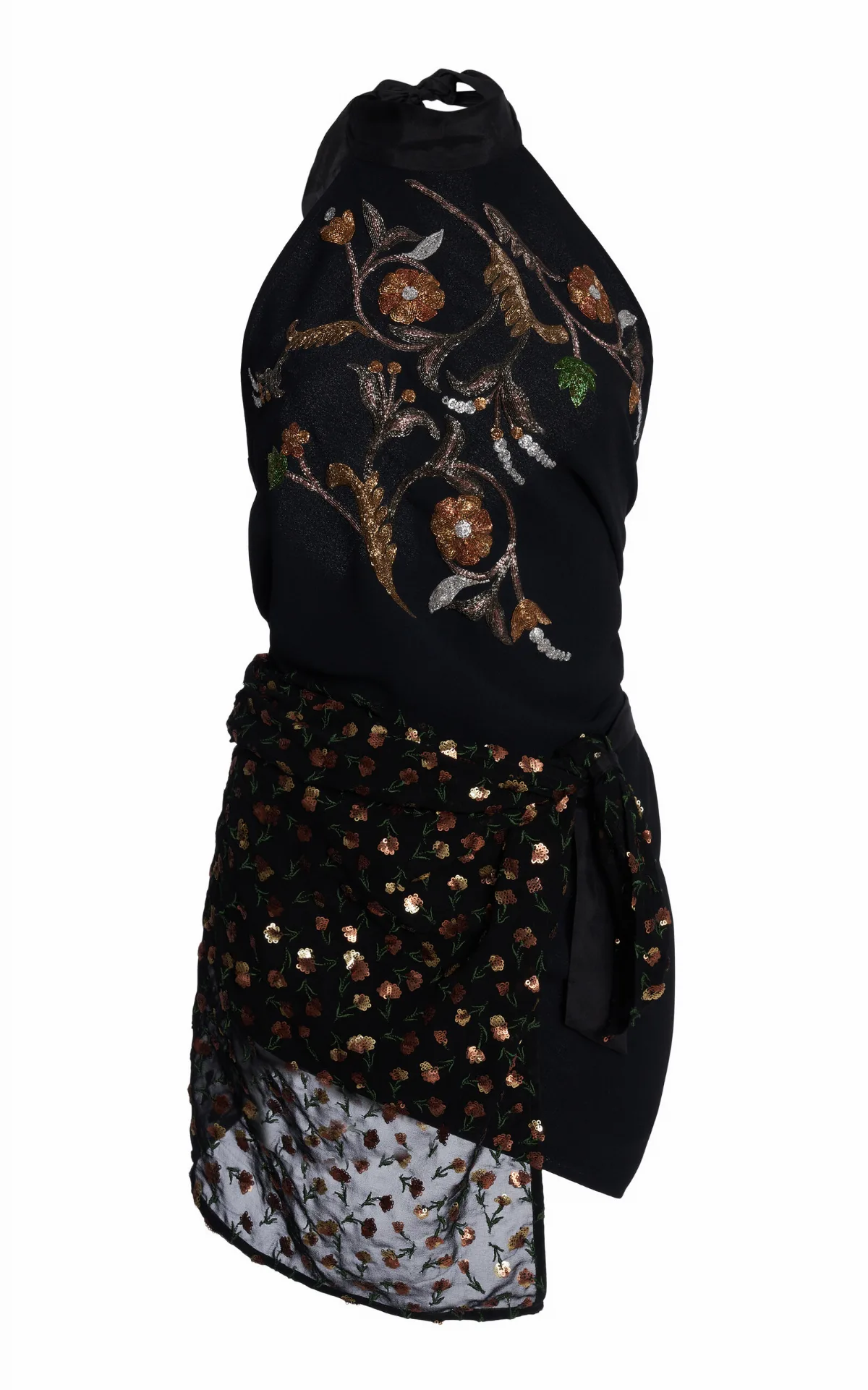 Carfys Embellished Wrapped Top by Dries Van Noten