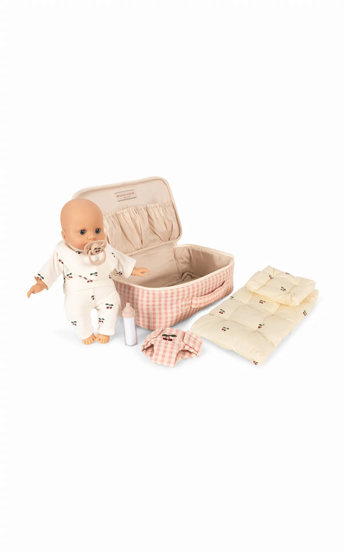 Baby Doll and Nursery Suitcase Set by Konges Sljd