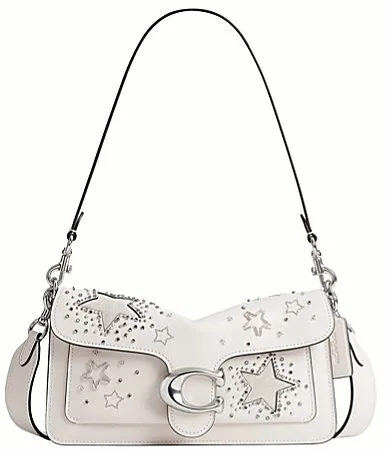 Tabby 26 Celestial Beaded Star Embroidery Shoulder Bag