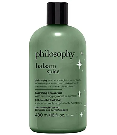 Balsam Spice Hydrating Holiday Shower Gel - 16 oz by Philosophy