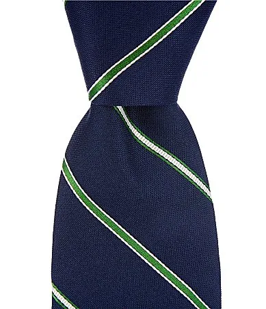 Moab Stripe Traditional Silk Blend Tie by Turnbury