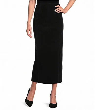Arden Velvet Maxi Skirt by Marchesa