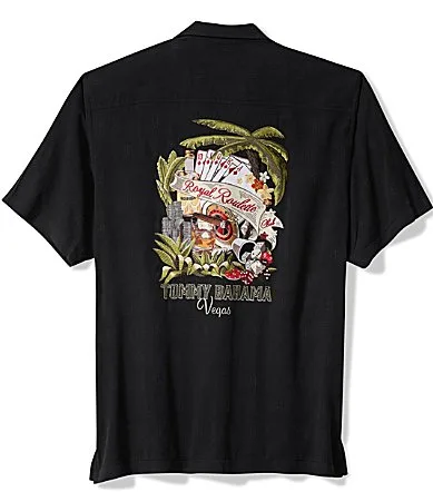 Royal Roulette Short Sleeve Woven Shirt by Tommy Bahama